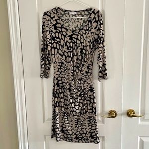 Calvin Klein Cheetah Print Sheath Dress